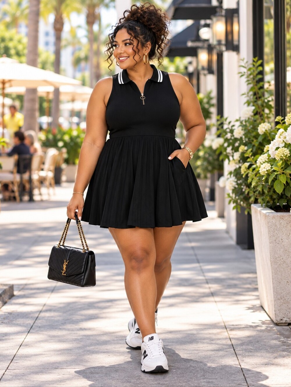 NWT Black Tennis Tank Dress Size 4X
